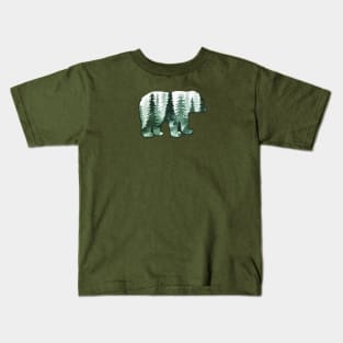 Mountains Bear Kids T-Shirt